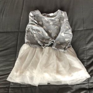 Sweater tutu heart dress